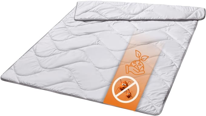 Dailygoods - Dekbed Silver Plus 135 x 200 cm - Dekbed met Anti-bacteriën