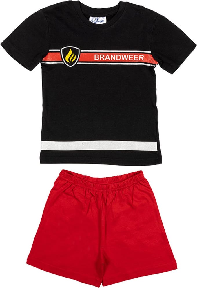 Fun2Wear - Shortama Brandweer - - Maat 86 -