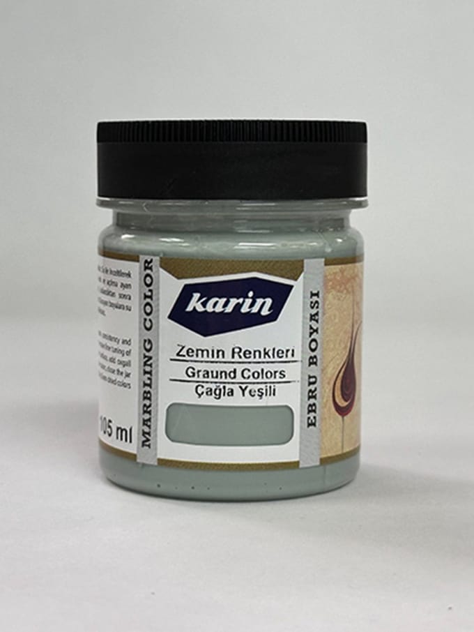 Ebru / Papiermarmer Verf - Pastelgroen - 105 ml