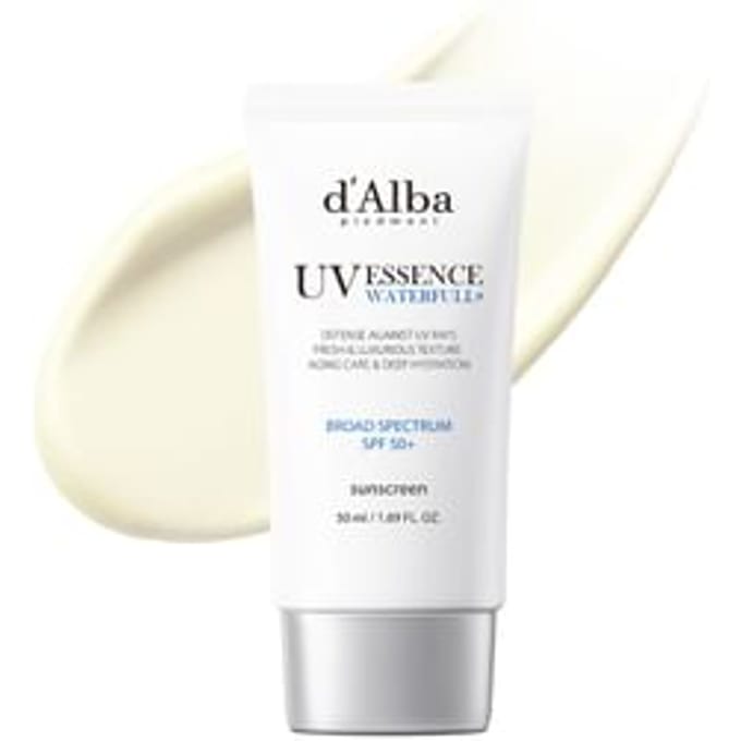 D'Alba, Uv Essence Waterful+ Sunscreen, Spf 50+, 50Ml(1.69Fl Oz)