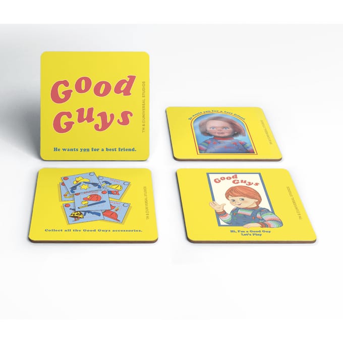 Chucky Good Guys Retro Coaster Set