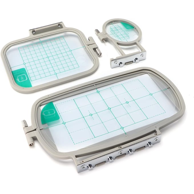 3 stuks Borduurring Sets Huishoudelijke Multifunctionele Borduur-Naaimachine Sets voor Thuisgebruik white