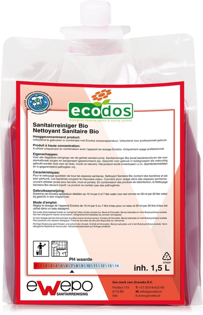 Ewepo Ecodos Easy sanitair bio 2x1,5 L.