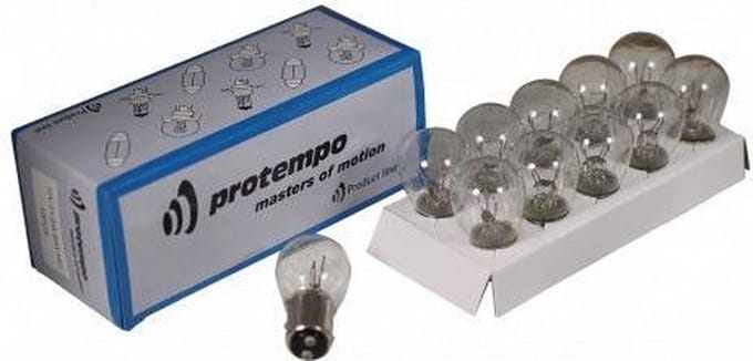 Bollampje 12V 21/5 W dubbele aansluiting 10 stuks