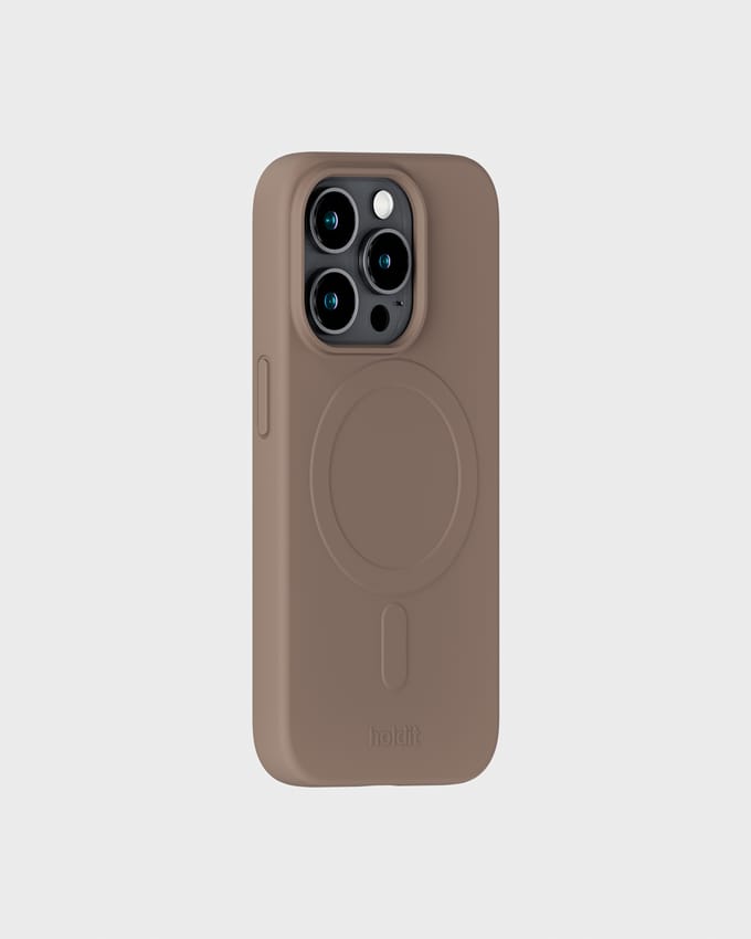 Phone Case Soft Magsafe Compatible Mocha Brown iPhone 15 Pro