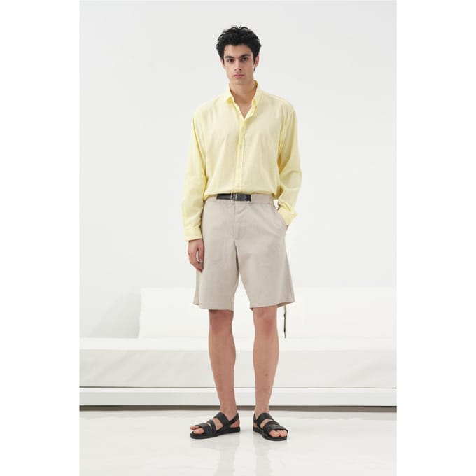 Gepofte Taille Op Maat Knielange Broek Shorts