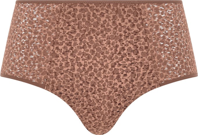Chantelle - Easy Feel Hoge Slip Norah Wild Brown - maat 40 - Bruin