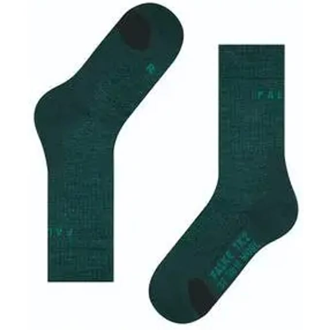 FALKE TK2 Wool anti-blaar dik wol functioneel materiaal wandelsokken heren groen - maat 46-48