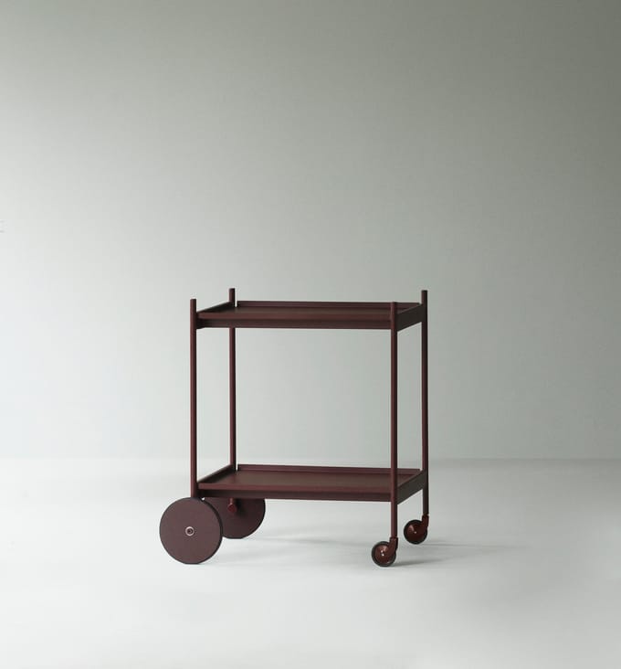 Normann Copenhagen Rul Trolley - bordeaux