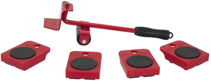 Meubelrollers set van Meubeltransporter Trolley