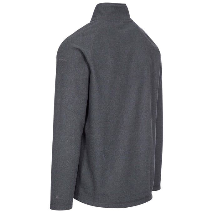 Trespass Heren Keynote Fleece Top (Houtskool Grijs)