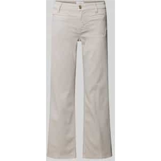 Korte jeans met persplooien en steekzakken