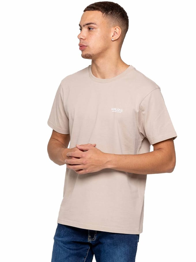 Kruze 5 Pack Heren Crew Neck T-Shirt - Assorti
