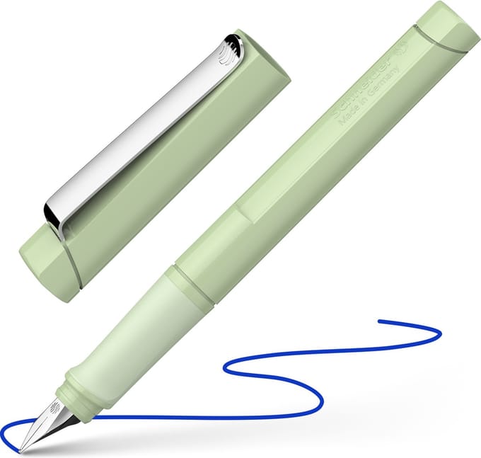 Schneider vulpen - Base - soft green - penpunt M - S-160226