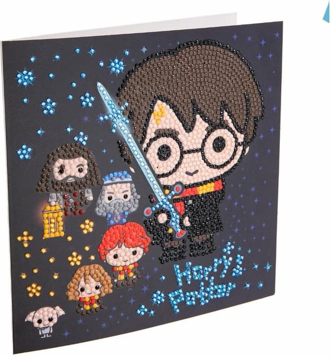 Harry Potter Family, 18x18cm Crystal Art Card