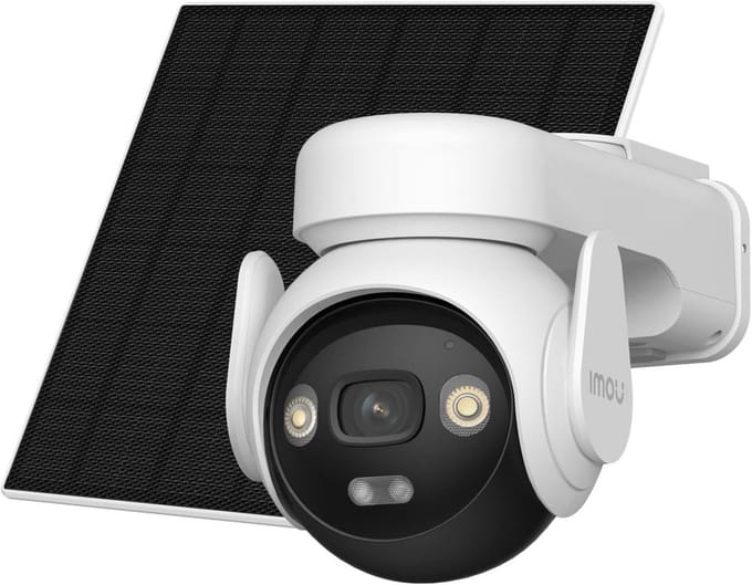 Beveiligingscamera Draadloos - Outdoor Camera - 24/7 Bewaking - 4G Dual Network - 3K Super HD - Wit
