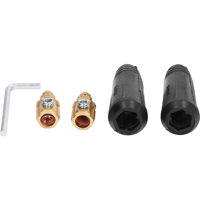 2 Set Las Kabel Connectoren Stekker Lassen Snelkoppeling Stekker Accessoires 200A DKJ10‑25