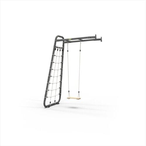 EXIT GetSet Monkeybar MB110 - Monkey Bar Klimrek voor Buiten - Speeltoestel voor Kinderen - Wandmontage - Grijs
