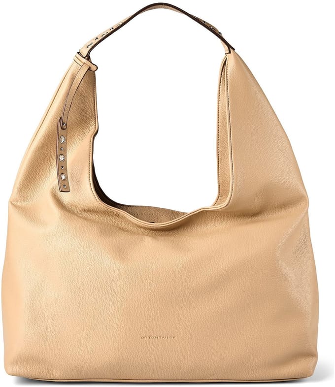 TOM TAILOR schoudertas Elaria Hobo Bag Camel Lichtbruin