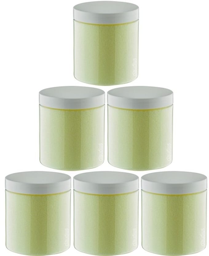 Scrubzout Zen Moment 300 gram - Pot met witte deksel - set van 6 stuks - Hydraterende Lichaamsscrub