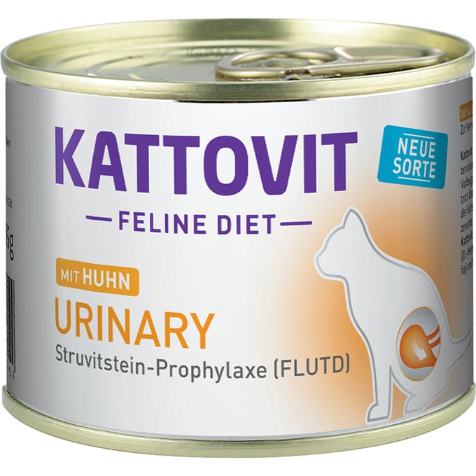 6x185g Urinary (Struvitstenen-Profylaxe) Kip Kattovit Kattenvoer