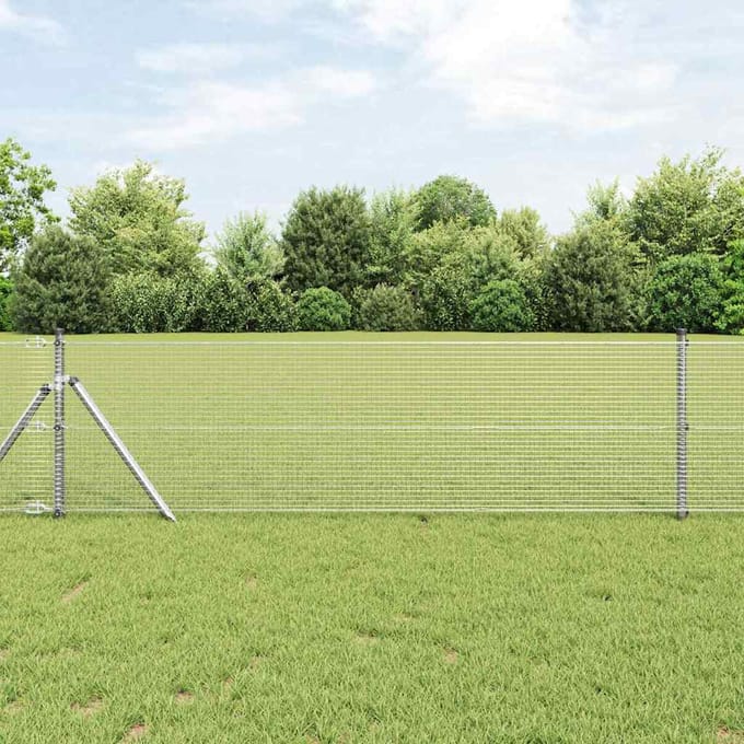 vidaXL - Gelast - gaashek - 1000 - x - 40 - cm - Zilver