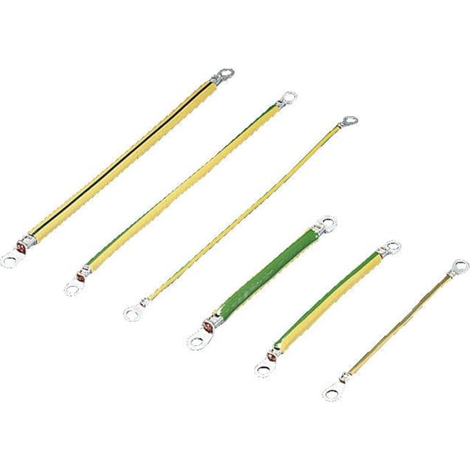 M6 Aarde Strap 200mm 10mm² Kabel Set - 2565100 [5 Stukken]