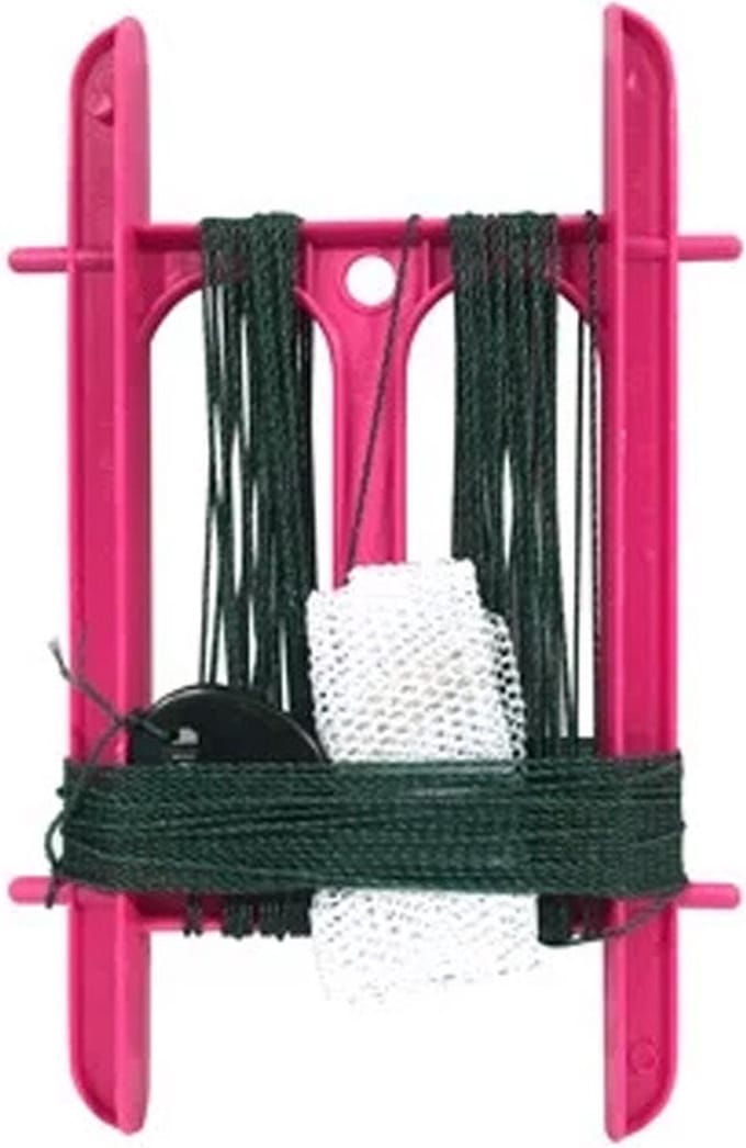 Gebro Lijn Krabhengel / vishengel voor krabbetjes - roze - 13 m