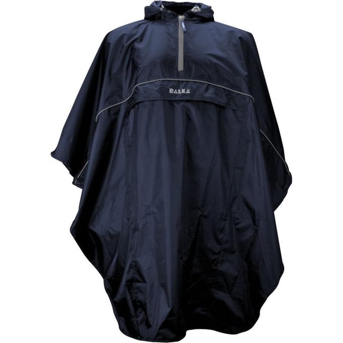 Ralka Regenponcho Waterdicht & Reflectie - Blauw - Volwassenen