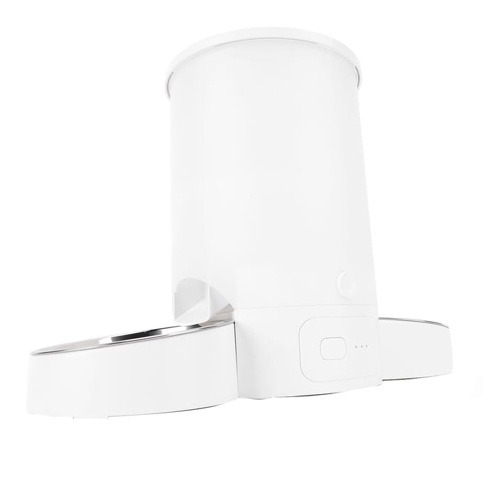 Automatische Kattenvoeders voor Twee Katten 3L Kwantitatieve Voeding Getimed 2.4G WiFi Slimme Huisdier Voedsel Dispenser zwart