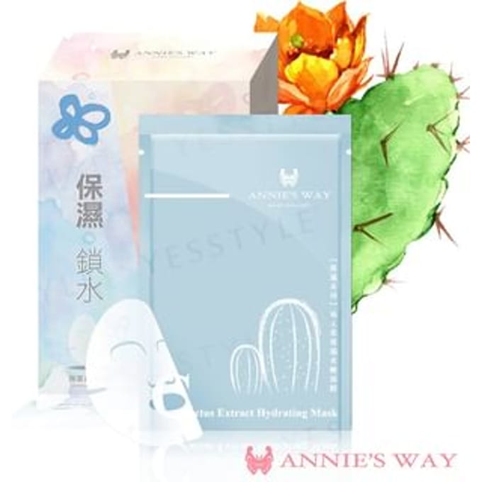 Annie's Way - Cactus Extract Hydrating Mask 10 pcs