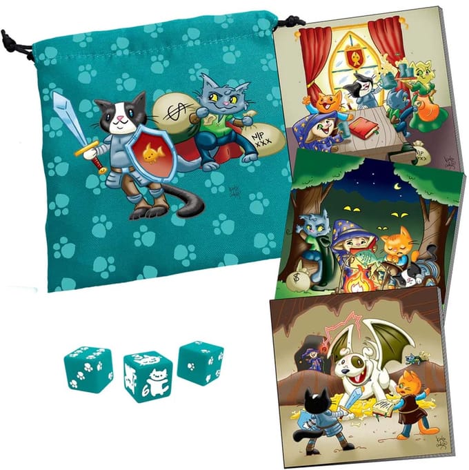 Dungeon Survival Pack Kitten Adventures - Bordspel Accessoires