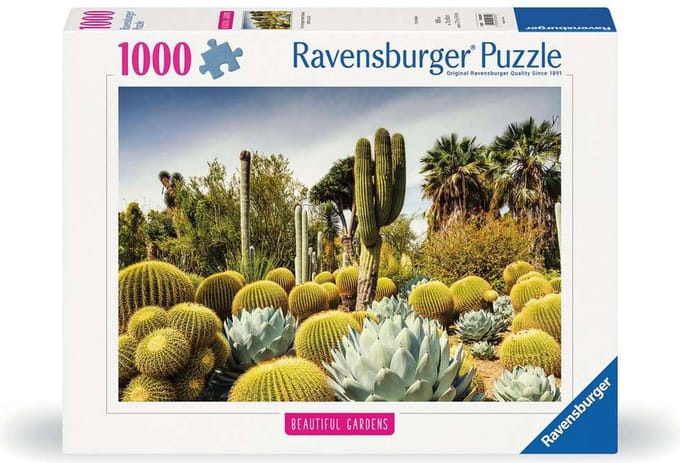 Ravensburger legpuzzel Huntington Desert Garden 1000 stukjes landschap.