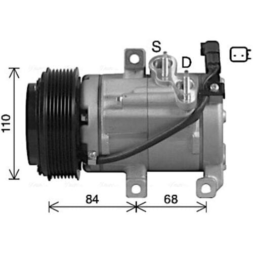 Compressor airconditioning AVA COOLING FDAK682