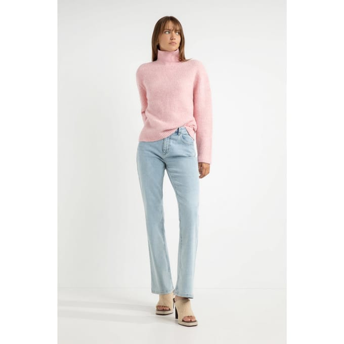 Josephine & Co Aurora Sweater Soft Pink Maat: XL | Sweaters Outlet | Dames | Roze