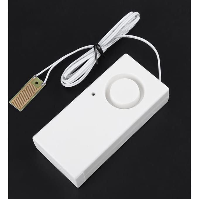 Water Overloop Sensor Detector 120dB Water Lekkage Alarm Systeem white