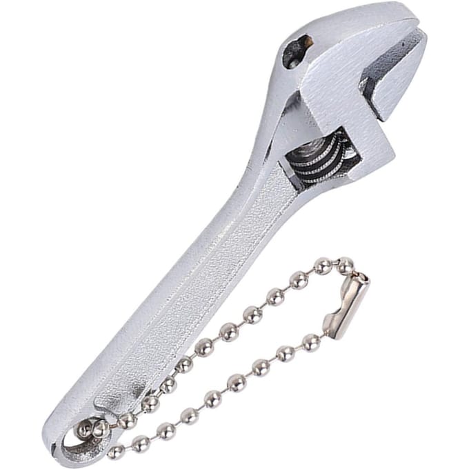 Porte-clés Clé Acier Galvanisé Réglable Portable Professionnel Haute Dureté Mini Clé pour white