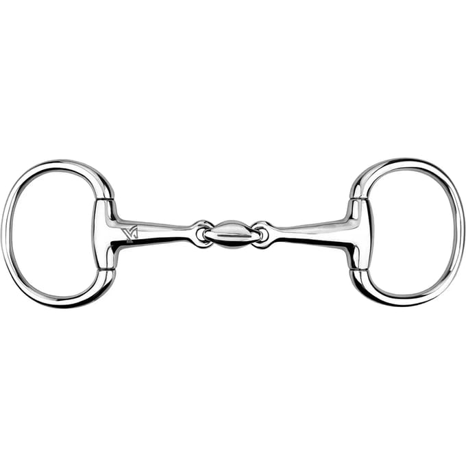 Mors 2 ringen voor paard anatomisch, olijf, dubbele breuk York