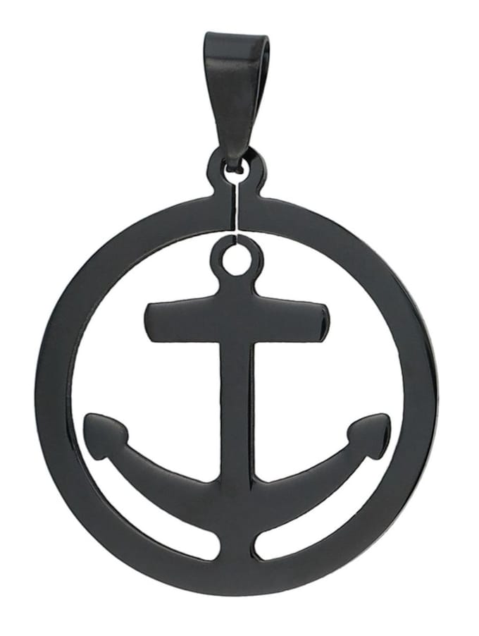 AKZENT Akzent Unisex hanger "Nereus" zilver - modern & minimalistisch - anker