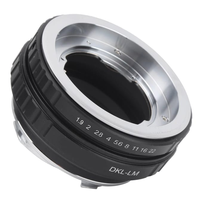 NEWYI DKLLM Lens Adapter Ring voor DKL Mount Lens om te passen voor Leica LM Mount Camerabody gray