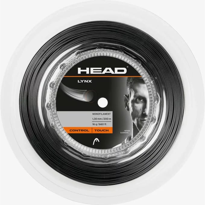 HEAD Lynx Rol Snaren 200m-Antraciet
