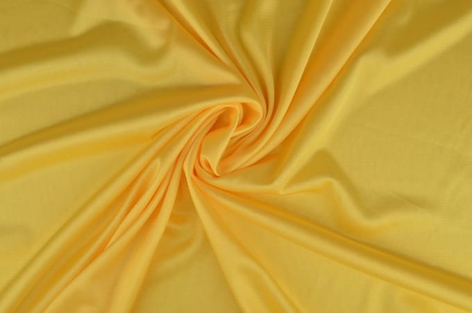 55 meter stretch voering - Licht geel - 100% polyester