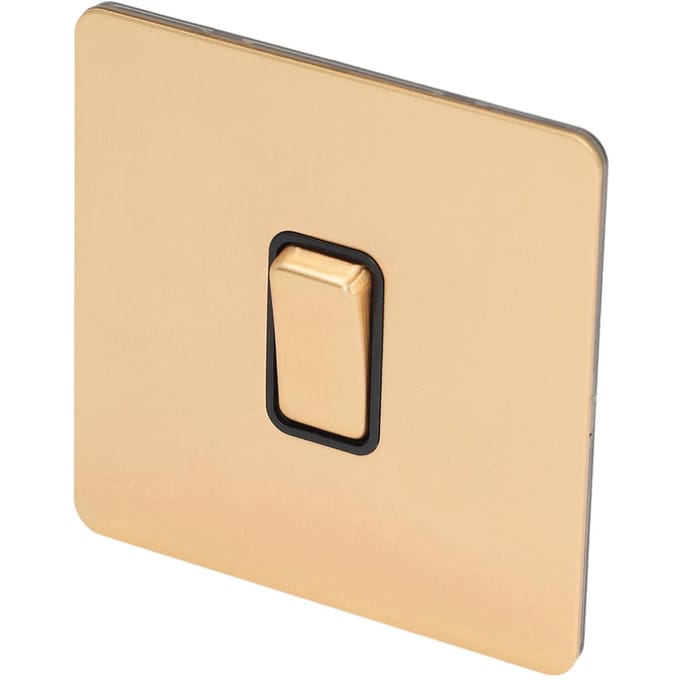 Bouton Plaque Interrupteur Couleur Or Imitation Double Commande Panneau Acier Inoxydable Bouton Poussoir Mural beige