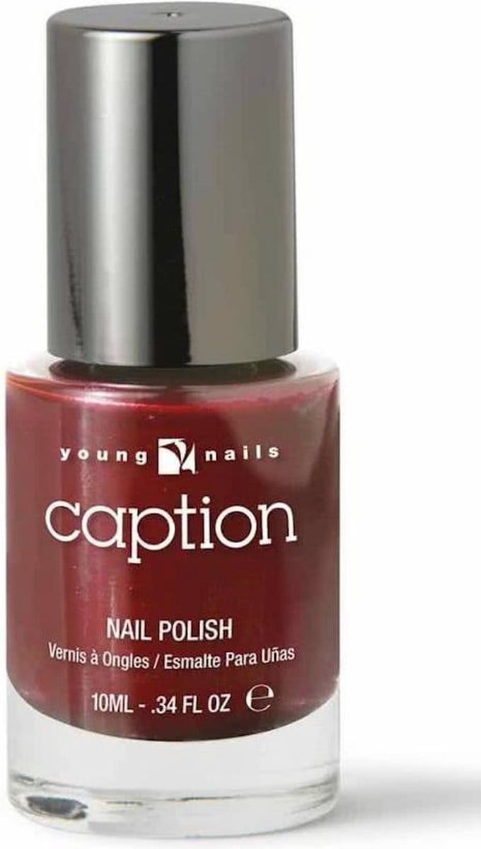 Caption Nagellak 036 - Here's the deal - donkerrood metallic