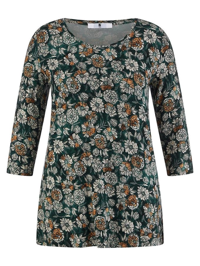 Shirt ronde hals Van Anna Aura turquoise