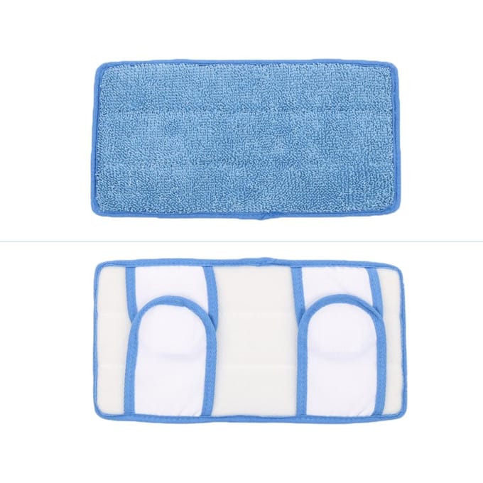 Vervanging van microvezelmopkop voor vloerreinigingsmopnavullingen 2 Pcs blauw