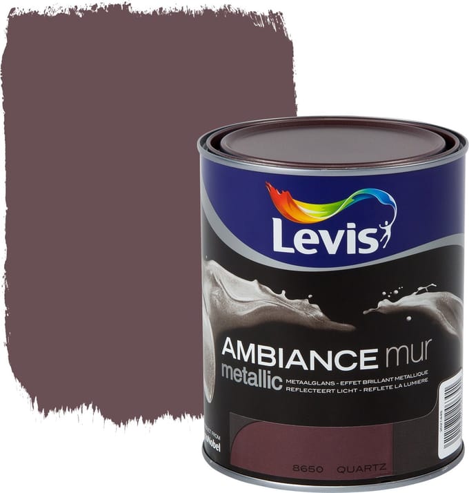 Levis Ambiance Mur Metallic Quartz 1L
