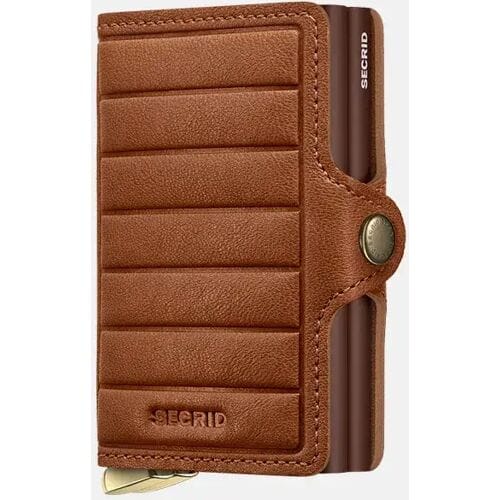 Secrid Premium Twinwallet Emboss Lines pasjeshouder cognac