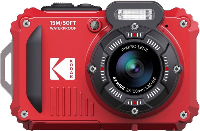 Kodak WPZ2 - Compactcamera - Onderwatercamera - 16 megapixel - Rood