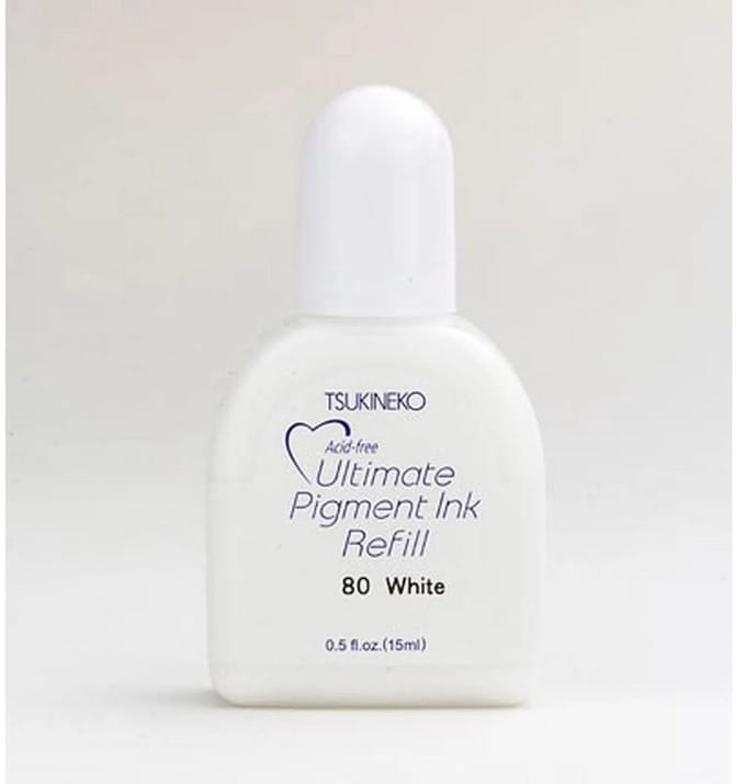VRS-000-080 - VersaColor Inker - White - refill - navulling 15ml wit - stempelinkt - hobbyinkt - pigment inkt - inkt